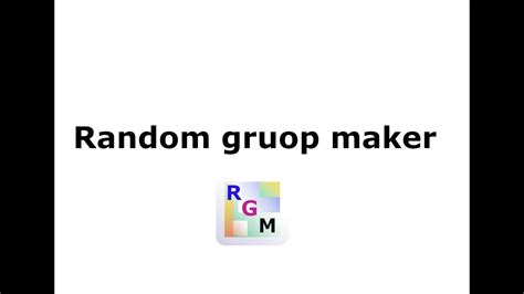 Random Group Maker Free Windows Application Youtube