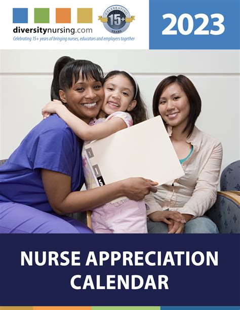 2023 Nurse Appreciation Dates Calendar