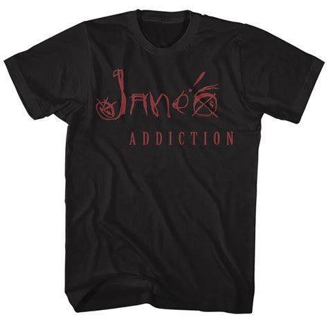 Janes Addiction Janes Addiction Black Adult Short Sleeve T Shirt In T