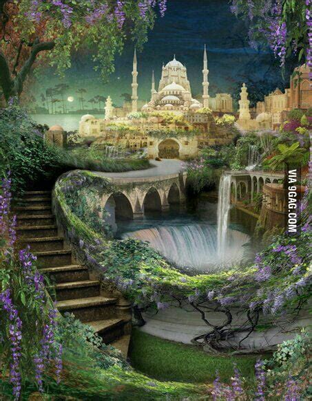 According to legend, the gardens were built in what is now iraq by king nebuchadnezzar for his wife, queen amytis. Hanging gardens of Babylon. 1 of 7 wonders of ancient ...