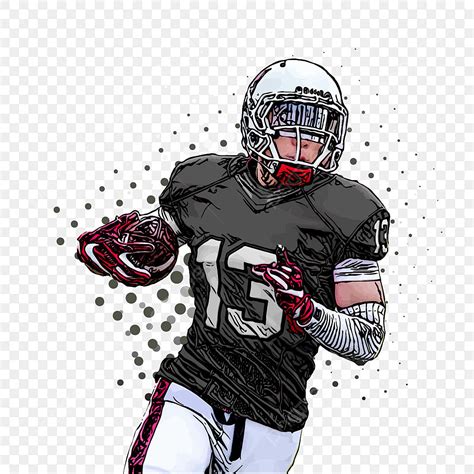 American Football Player Vector Hd Images American Football Player