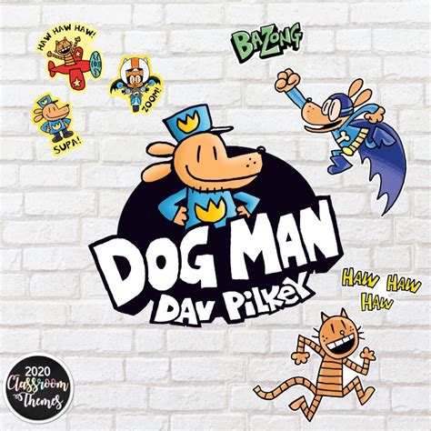 Dogman Classroom Dog Man Book Book Week Costume Cartoon Caracters
