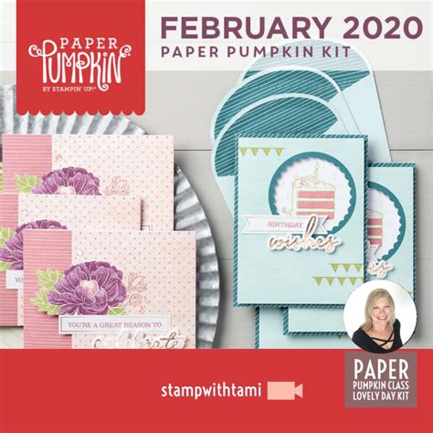 Video February Paper Pumpkin Kit Lovely Day Kit Reveal And Giveaway
