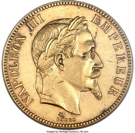 France Napoleon Iii Gold 100 Francs 1870 A Au53 Ngc France Lot