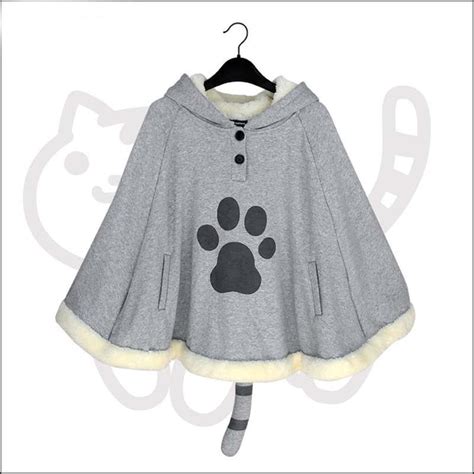 Japanese Kawaii Cats Cape Coat Se9104 Sanrense