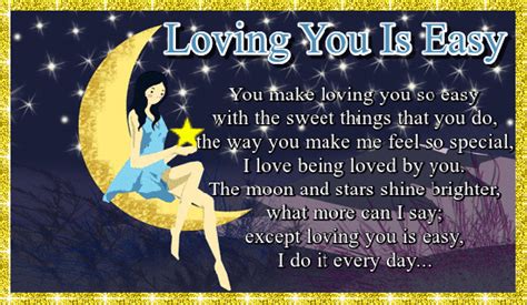 Loving You Is Easy Free I Love You Ecards Greeting Cards 123 Greetings