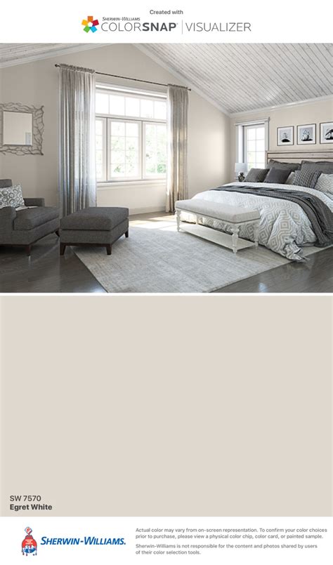Egret White Room Paint Colors Sherwin Williams Bedroom Paint Colors