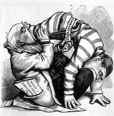 Thomas Nast Political Cartoon Depicting Democratic Presidential Candidate Horace Greeley And