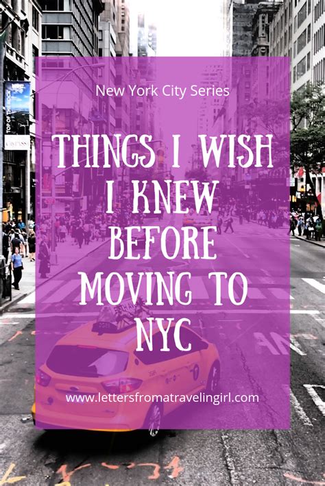 Things To Know Before Moving To Nyc Letters From A Traveling Girl