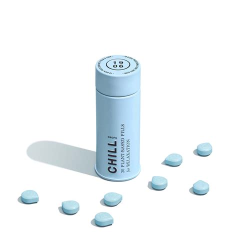 Chill Drops 20pk Tin 100mg Thc500mg Cbd 1906 Swallowable Pill