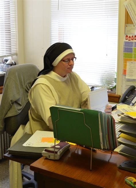 Summit Dominicans Infirmarian Sr Judith Miryam Organizing Files Nuns File Organization