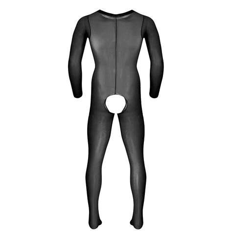 Mens Sheer Bodystockings Stretchy Full Bodysuit Lingerie Pantyhose Sleepwear Ebay