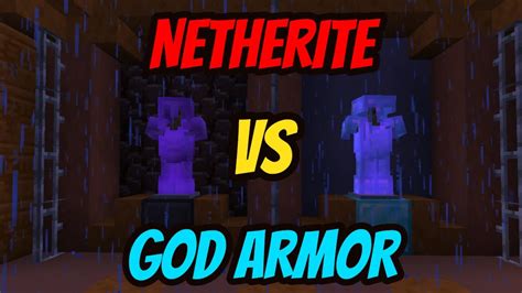 Armor is a category of items that provide players and certain mobs with varying levels of protection from common damage types, and appear graphically on the wearer. ¿NETHERITE O GOD ARMOR? - Test Minecraft - YouTube