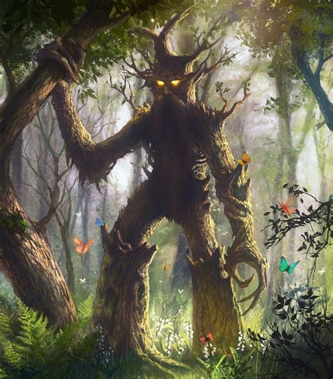 Elder Treant Personnage Mythologique Créatures Magiques Créature