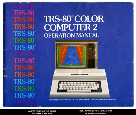 Vcandg Retro Scan Of The Week Trs 80 Color Computer 2