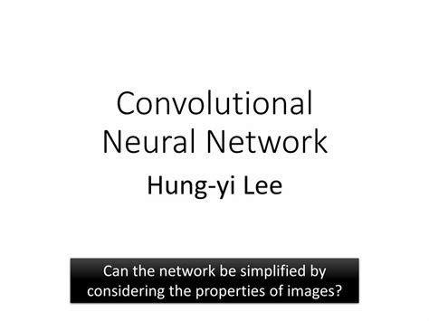 PDF Convolutional Neural Network 國立臺灣大學speech ee ntu edu tw tlkagk