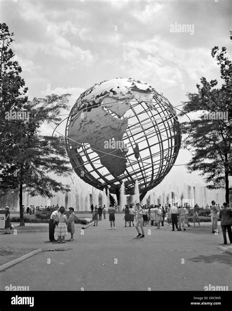 1960s 1964 New York Worlds Fair Unisphere Flushing Meadows Corona Park