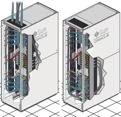 Rear Cable Routing Options Sparc M8 And Sparc M7 Servers Installation