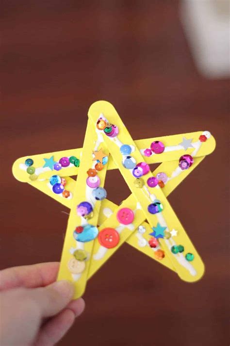 Sparkly Star Craft For Toddlers Toddler Approved