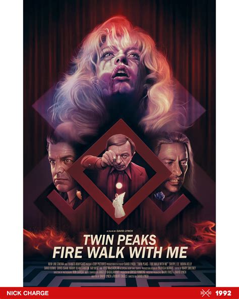 Twin Peaks Fire Walk With Me By Nick Charge Home Of The Alternative Movie Poster Amp