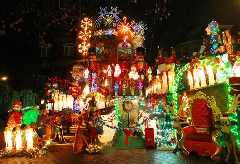 Storied Christmas Lights Shine On In Dyker Heights