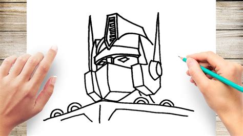 Transformers Optimus Prime Easy Drawing