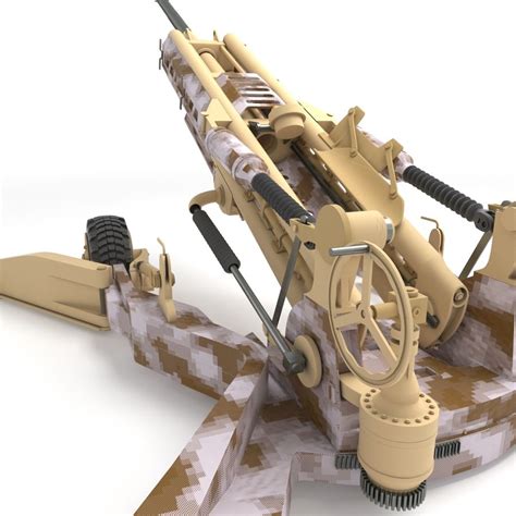 M777 Howitzer 3d Model 49 Max Obj Fbx 3ds Free3d