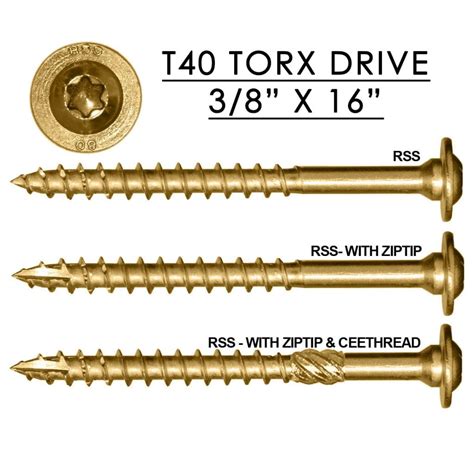 Rss Rugged Structural Screw 38 X 16 Cy Fasteners