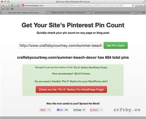 3 Ways To Get The Pinterest Pin Count For A Web Page