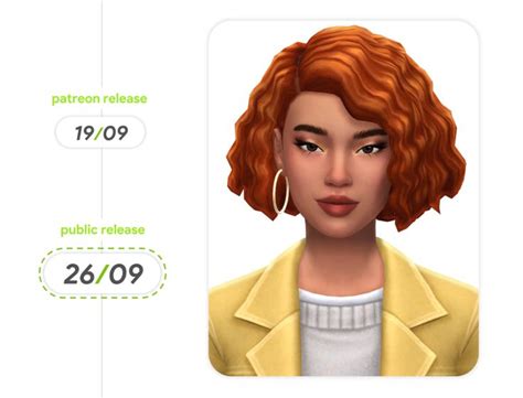 My Patreon Maxis Match Sims 4 Characters Womens Hairstyles