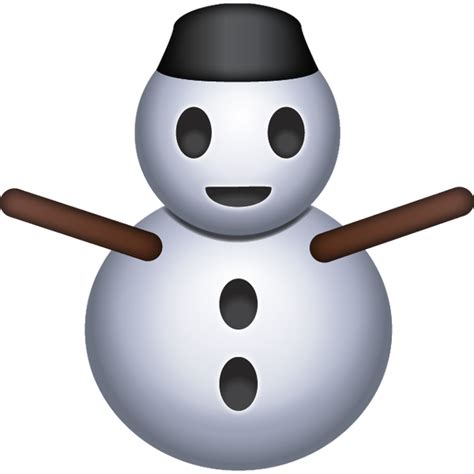 Download Snowman Emoji Icon Emoji Island