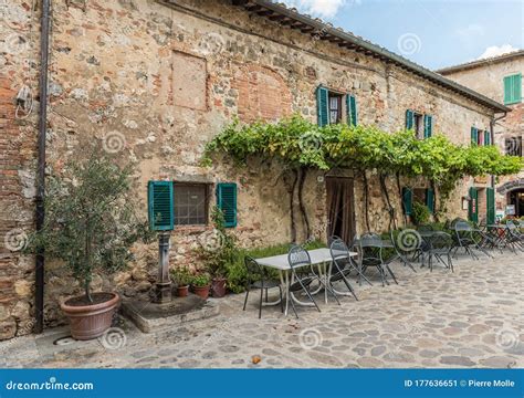 Ancient Italian Restaurant In Tuscany Stock Image Image Of Beautiful