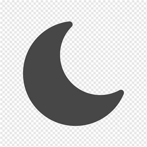 Dark Mode Moon Night Forecast Weather Multimedia Solid Px Icon
