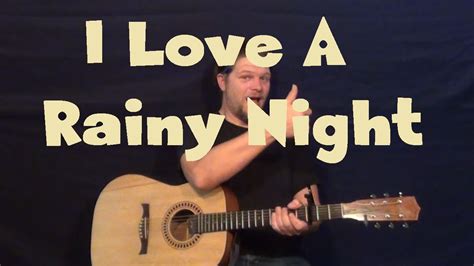 I Love A Rainy Night Eddie Rabbitt Easy Guitar Lesson How To Play