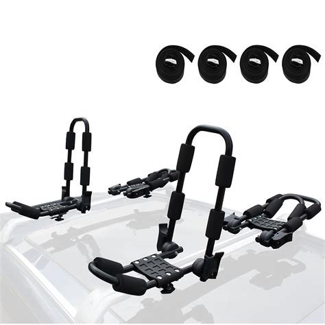 Buy Wiruga Folding Kayak Rack 4 Pcsset J Bar Roof Carrier Rack Of