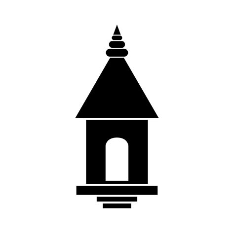 Hindu Temple Icon Vector Art Icons And Graphics For Free Download