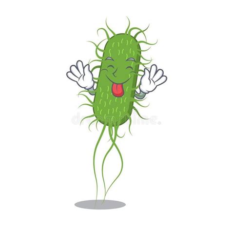 A Mascot Design Of Li Bacteria Having Confident Gesture Vector