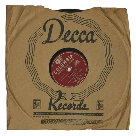 Decca Records Logo Vintage Type Logo Letterhead