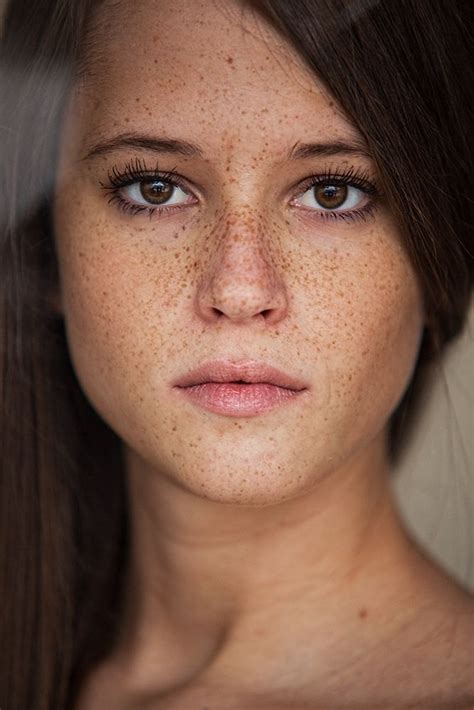 Reflection Freckles Girl Beautiful Freckles Women With Freckles