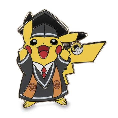 Graduation Pikachu Pokémon Pins 2 Pack And Card Pokémon Center