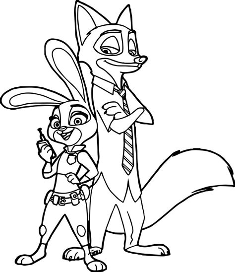 Zootropolis Coloring Pages - Coloring Home