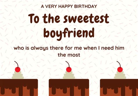 100 Cute Birthday Card Messages For A Boyfriend With Images