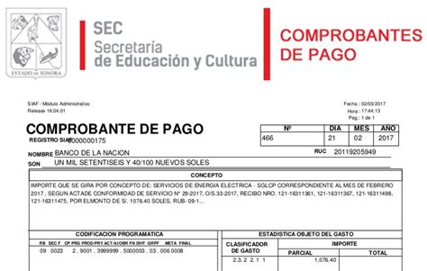 Comprobante De Pago Sec Qu Es Y C Mo Descargar Online