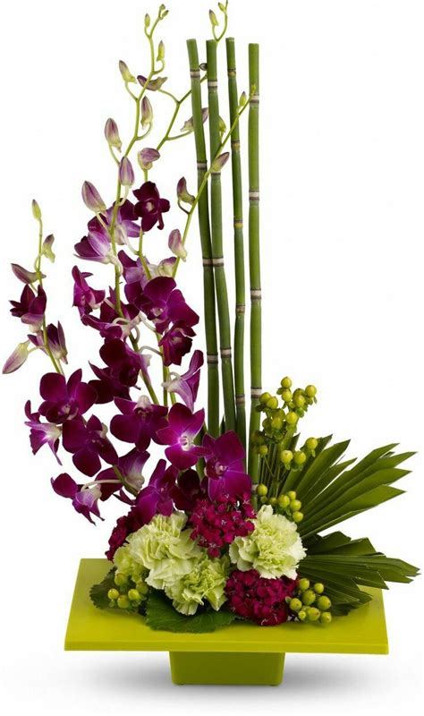 Pin by June Heath on Flower Arrangements | Orchid arrangements, Tropical flower arrangements ...