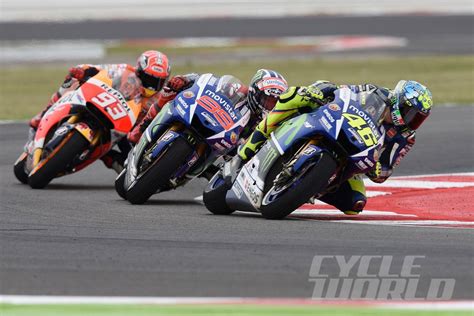 The Grand Finale Rossi Lorenzo Marquez And Pedrosa Comment On