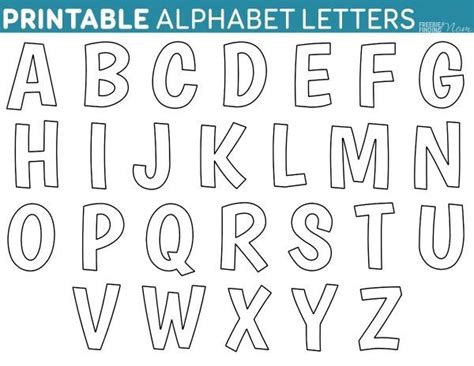 Printable alphabet letters for crafts. Found on Bing from theveliger.org | Printable alphabet ...