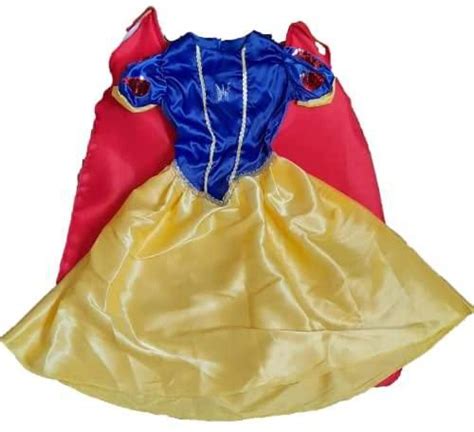 سعر ومواصفات زى تنكرى فستان الأميرة سنو وايت للاطفال ملابس تنكرية للاميرات 2 3 سنوات من