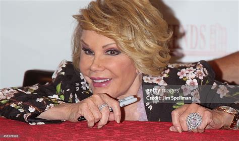 joan rivers promotes diary of a mad diva at bookends bookstore on news photo getty images