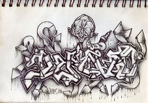 Cool Graffiti Drawings At Explore Collection Of