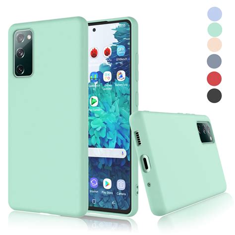 Samsung Galaxy S20 Fe 5g Case Takfox Liquid Silicone Case With Microfiber Lining Slim Soft